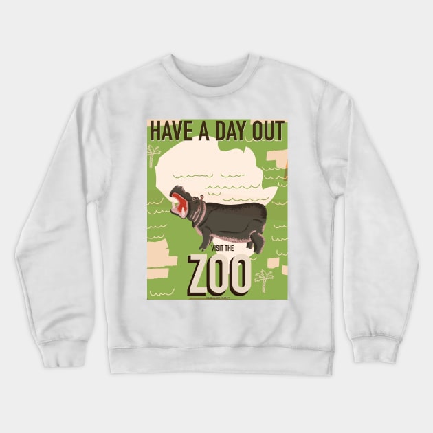 Visit the Zoo Crewneck Sweatshirt by nickemporium1